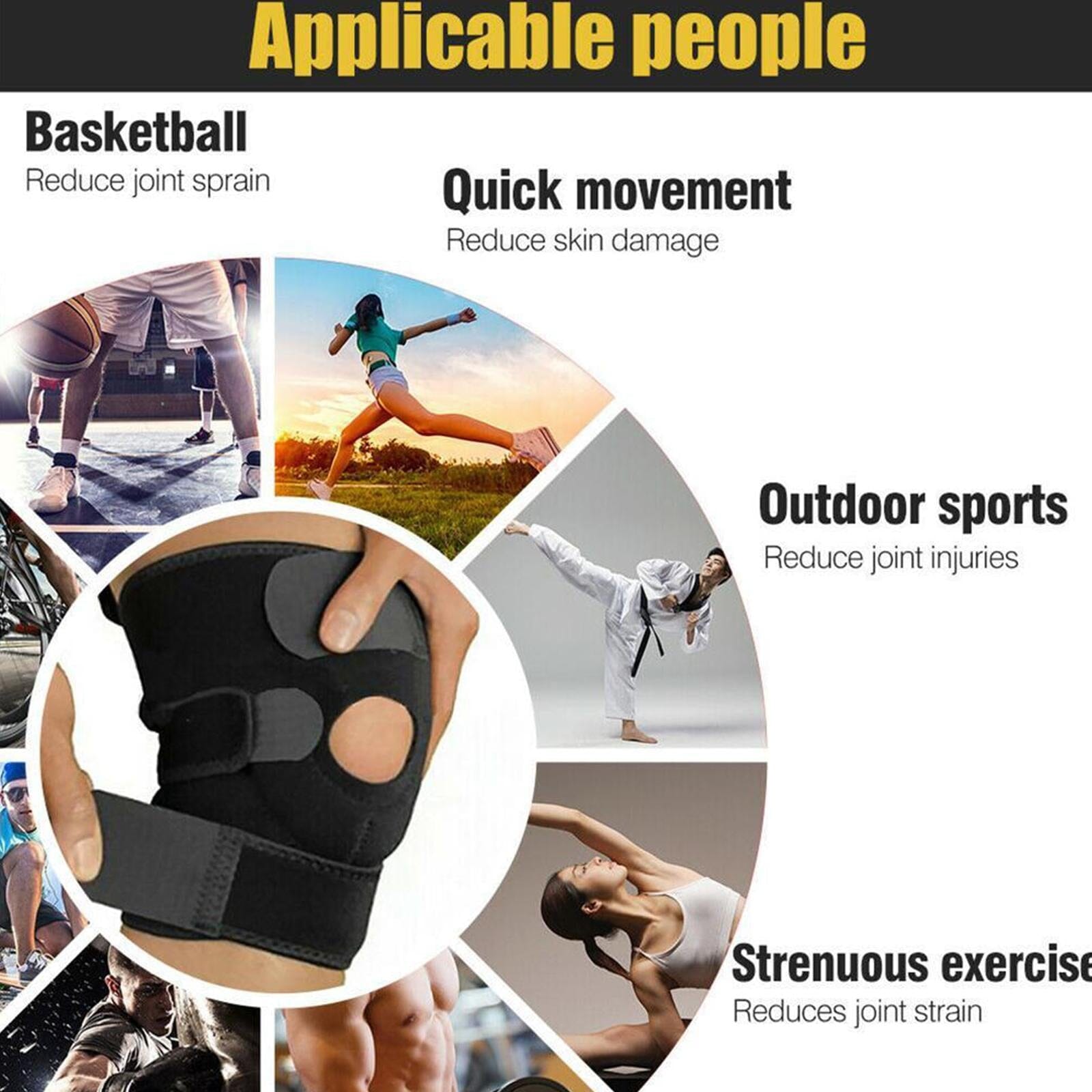 Adjustable Knee Support Brace