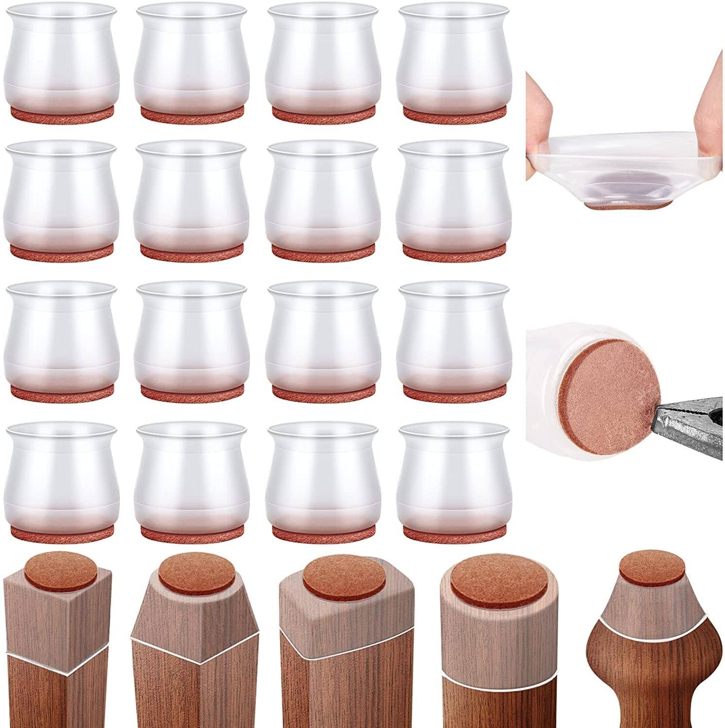 Silicone Chair Leg Floor Protectors