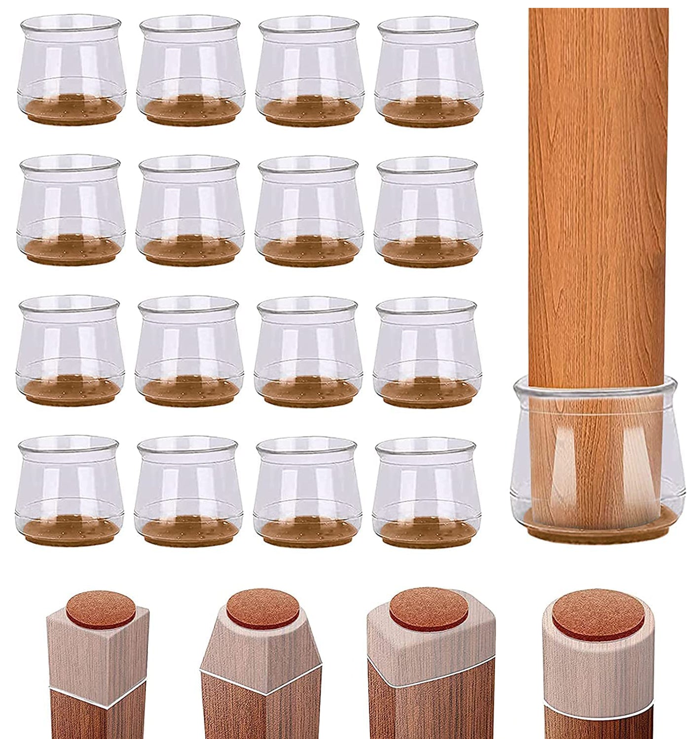 Silicone Chair Leg Floor Protectors