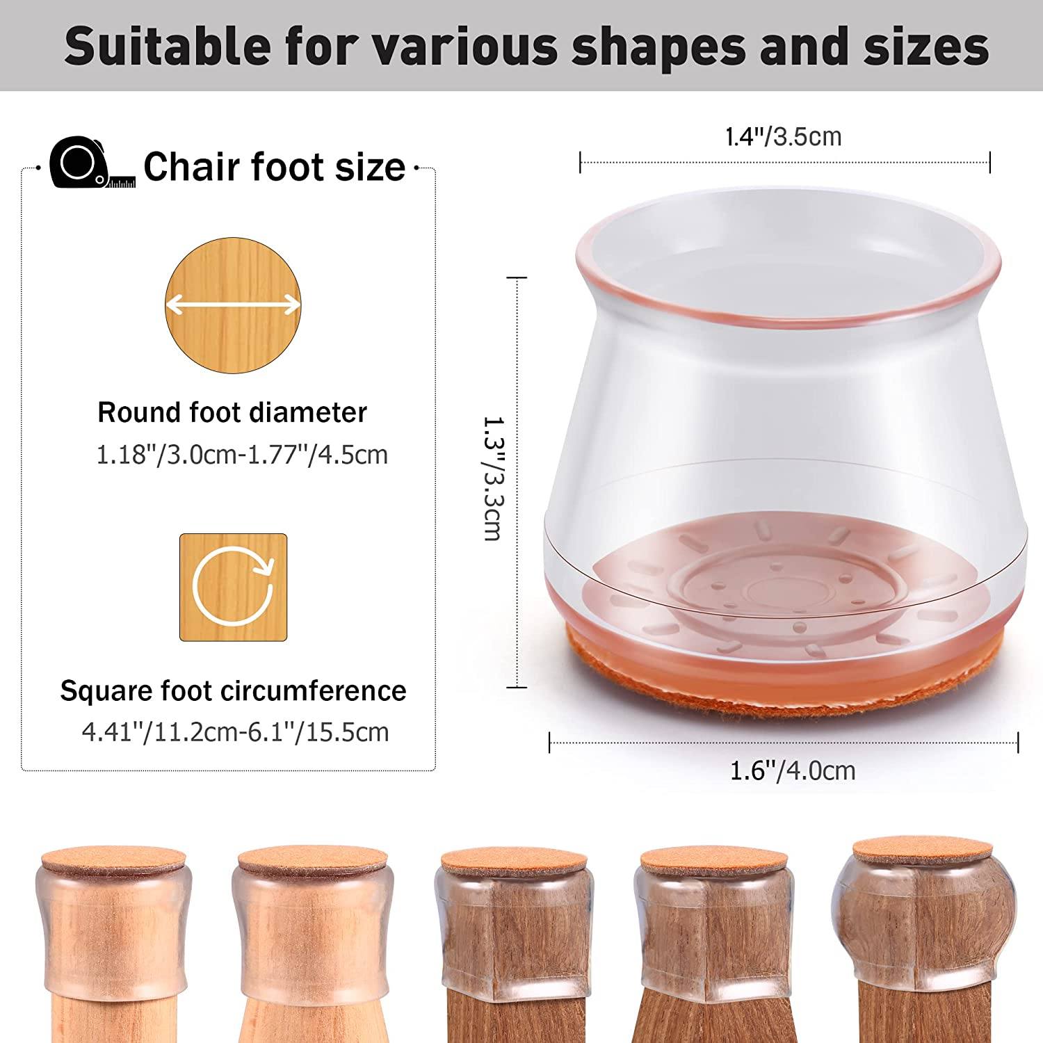 Silicone Chair Leg Floor Protectors
